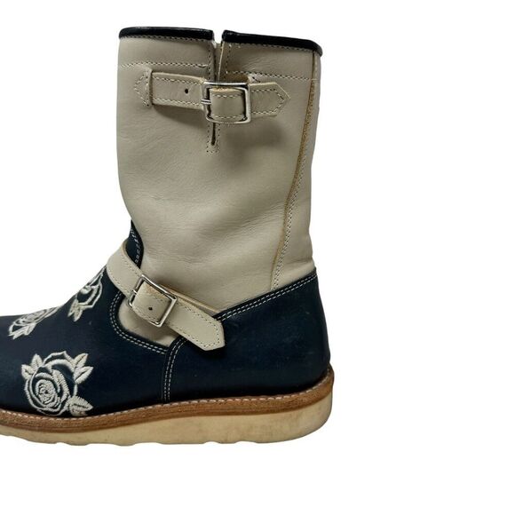 Patrick Winget Two Thousand Never 6 Boots Embroidered Floral USA Made Mens READ - Picture 16 of 16